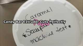 বিক্রয়ের জন্য অতিস্বনক কাটার সহ বাবা জনপ্রিয় P308 ক্যারামেল ক্যান্ডি বার এক্সট্রুডার