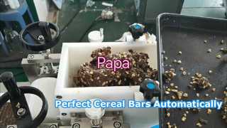 Papa Small P320 সিরিয়াল এনার্জি ডেটস বার আলাদা করার সিস্টেম সহ বার গঠনের মেশিন